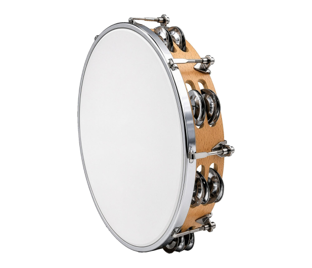 MusicMate Tamburyn z membraną 10" MM-T50 JingleBeat - 1588255 - zdjęcie 3